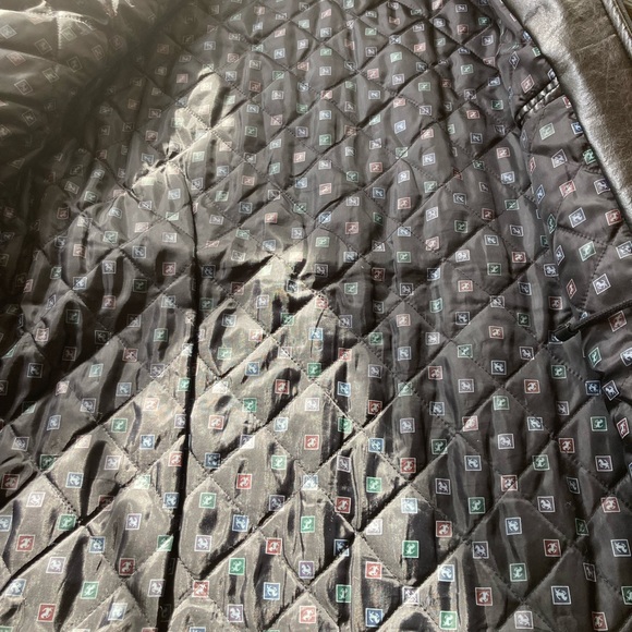 ( Armani brand) GV Emporio men’s coat size vegan leather, large - Picture 8 of 16